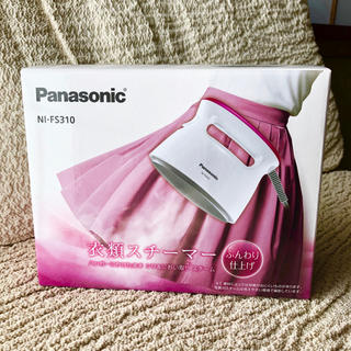 パナソニック(Panasonic)の洋服 スチーマー ピンク(アイロン)