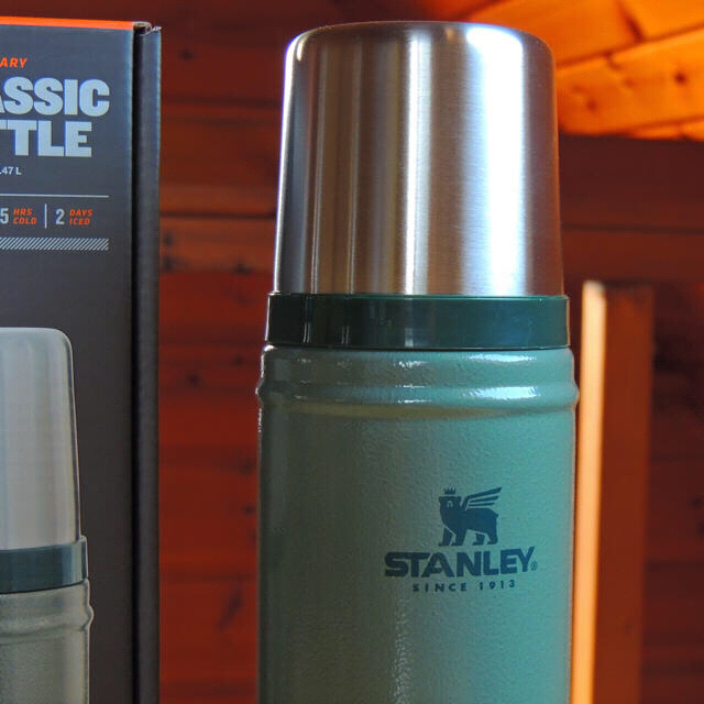 スタンレーSTANLEYクラシック真空ボトル0.47Lグリーン真空断熱水筒魔法瓶 1