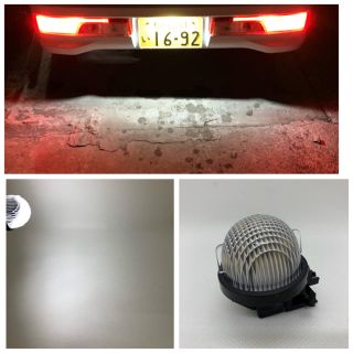 エブリイDA17W ジムニー　ハスラー　専用　高輝度・高品質 LED ナンバー灯(車種別パーツ)