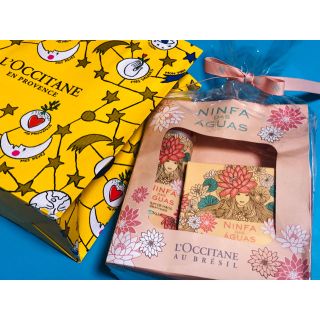 ロクシタン(L'OCCITANE)の【新品・未使用】限定品☆ ロクシタン オー ド ニンファ メルシーキット(ハンドクリーム)