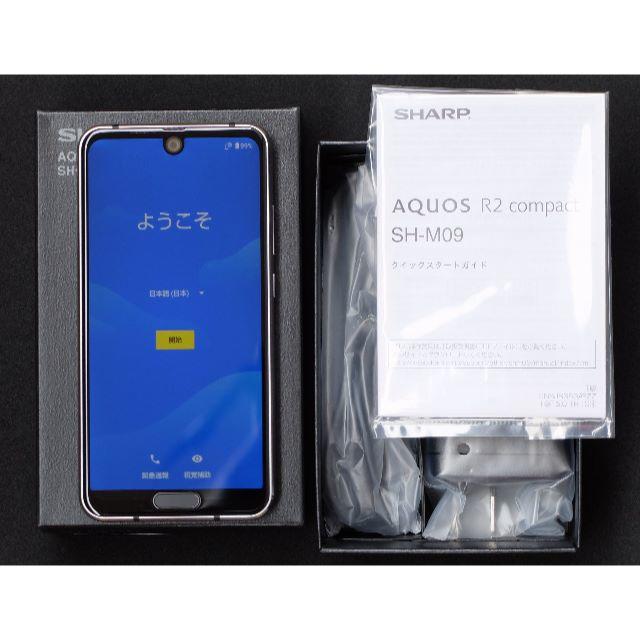 AQUOS R2 compact SH-M09 ピュアブラック（新同品） 国内外の人気 ...