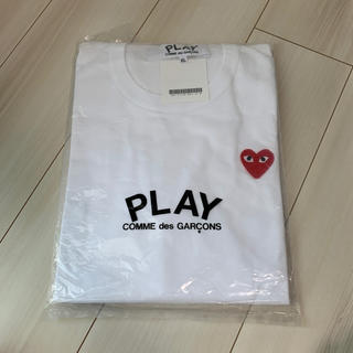 コムデギャルソン(COMME des GARCONS)のXL コムデギャルソン　Red Play T-Shirt (White)(Tシャツ/カットソー(七分/長袖))