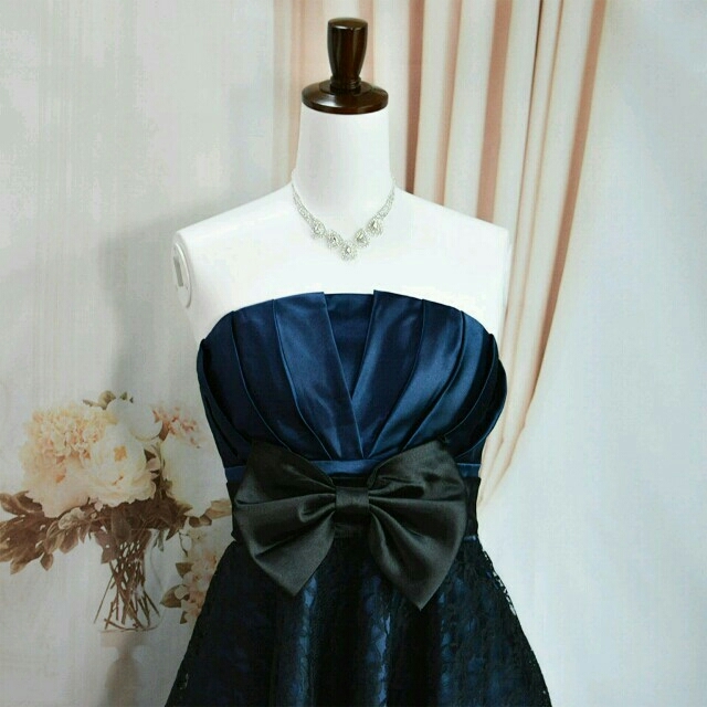 りおん様専用♥ドレス＆ケープ＆クラッチ レディースのフォーマル/ドレス(ミニドレス)の商品写真