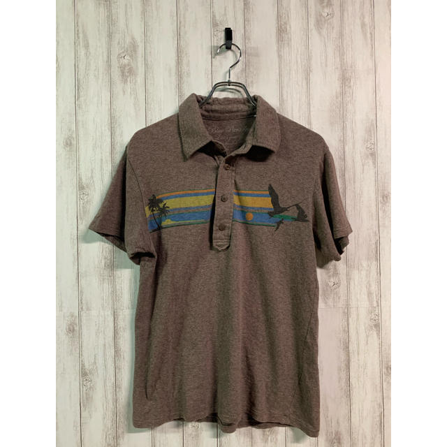 90s vintage polo shirt ポロシャツ　フラガール メンズのトップス(ポロシャツ)の商品写真