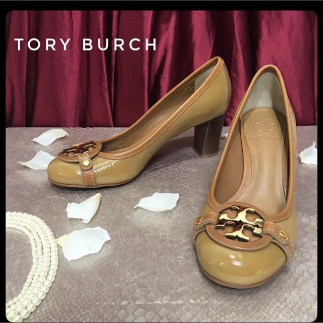 Tory Burch(トリーバーチ)のともこさん専用　TORY BURCHトリーバーチ パンプス レディスヒール レディースの靴/シューズ(ハイヒール/パンプス)の商品写真