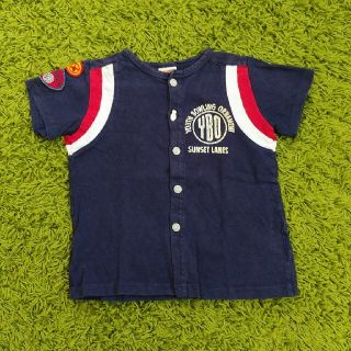 デニムダンガリー(DENIM DUNGAREE)のデニム＆ダンガリー DD ボタン　シャツ　120(Tシャツ/カットソー)