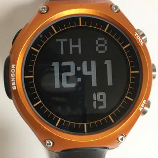 カシオ(CASIO)のカシオ CASIO 腕時計　スマートウォッチ　WSDーF10RG オレンジ(腕時計(デジタル))