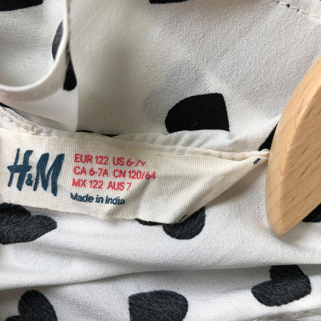 H&M(エイチアンドエム)のH&M キッズ　ワンピース　120、6-7Y、122 キッズ/ベビー/マタニティのキッズ服女の子用(90cm~)(ワンピース)の商品写真