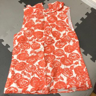 ジェイクルー(J.Crew)の花柄　カットソー　J Crew ジェイクルー　シャツ　レディース　1l 半袖(カットソー(半袖/袖なし))