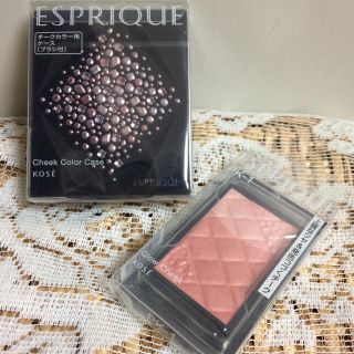 エスプリーク(ESPRIQUE)の送料込⚫︎エスプリーク チーク＋ケース(チーク)