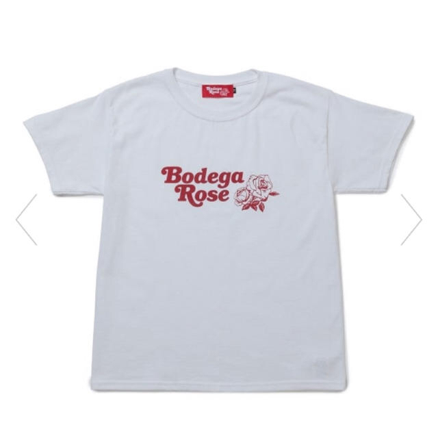 bonjour records(ボンジュールレコーズ)の Bonjour Girl  Bodega Rose Logo T-Shirt レディースのトップス(Tシャツ(半袖/袖なし))の商品写真