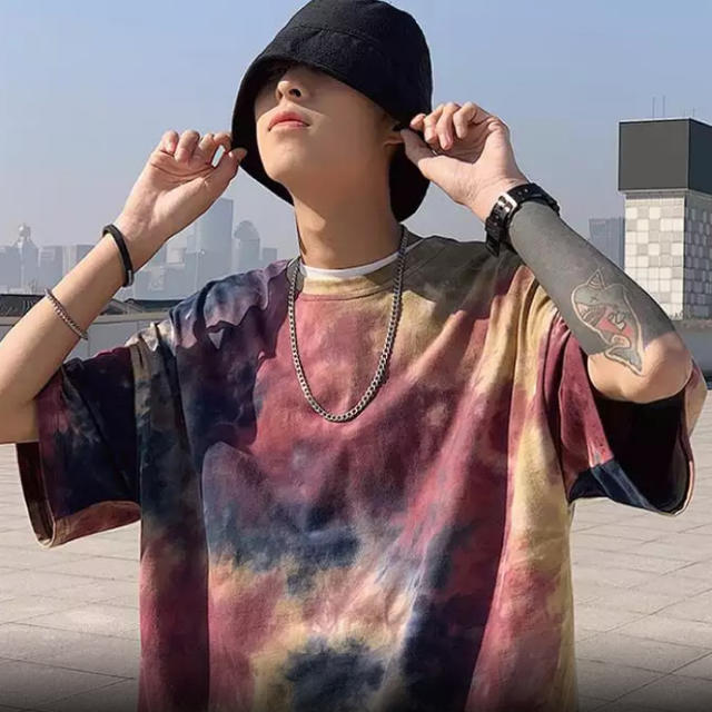 タイダイ Tシャツ メンズ ストリート L