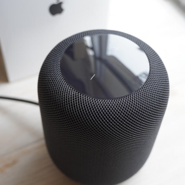 美品　Apple HomePod スペースグレイ スピーカースピーカー