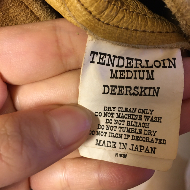 TENDERLOIN(テンダーロイン)の期間限定値下げ　TENDERLOIN 11SS T-DEERSKIN JKT メンズのジャケット/アウター(レザージャケット)の商品写真