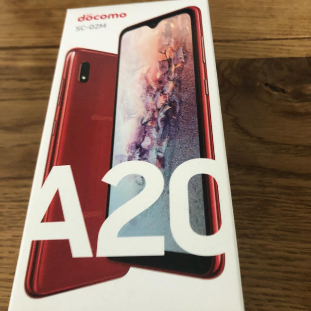 新品未使用 Galaxy A20 Red 赤