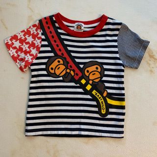 アベイシングエイプ(A BATHING APE)のA BATHING APE キッズ　ベイビーマイロTシャツ　100(Tシャツ/カットソー)