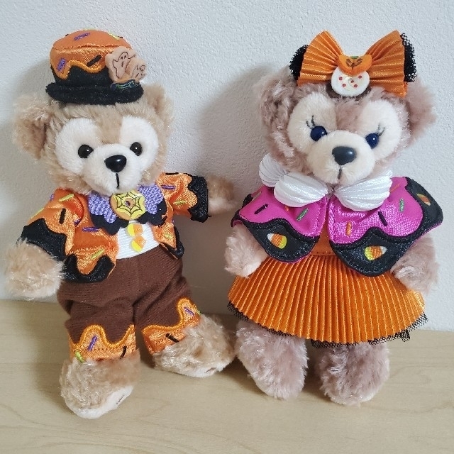 ダッフィー　シェリーメイ　ハロウィン　ペア　ぬいぐるみバッチ　ぬいば　セット