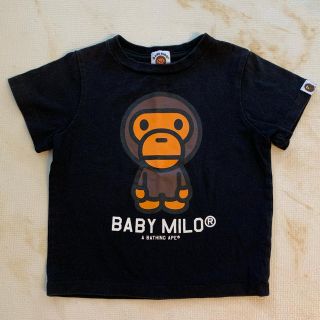 アベイシングエイプ(A BATHING APE)のA BATHING APE キッズ　ベイビーマイロ　Tシャツ　100(Tシャツ/カットソー)