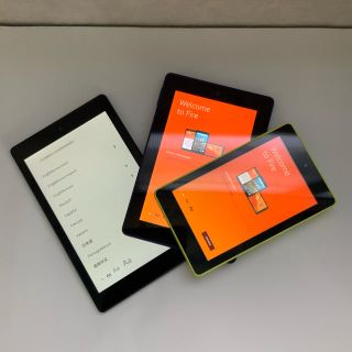 amazon fireタブレット　ドドんと3台セット　HD8 HD7 HD6(タブレット)