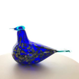 イッタラ(iittala)のSinikki 2002年 Oiva Toikka バード 箱に損傷あり(置物)