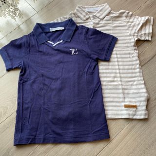 タルティーヌ エ ショコラ(Tartine et Chocolat)のタルティーヌショコラ、男の子120センチシャツ2点セット(Tシャツ/カットソー)