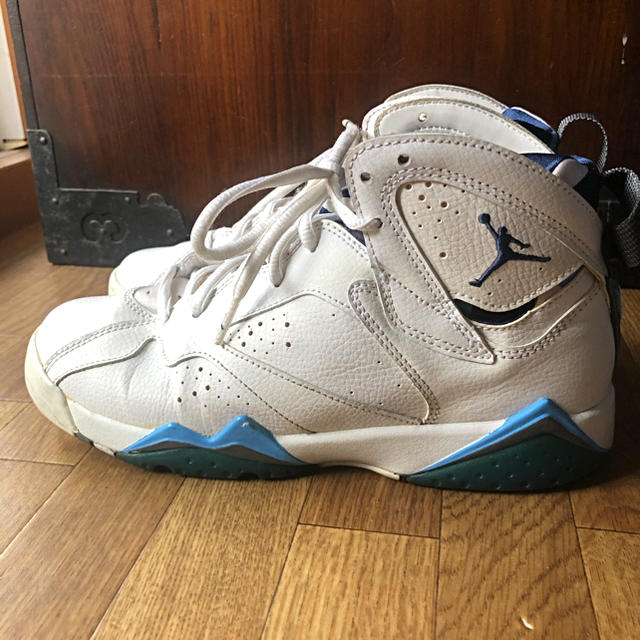 NIKE(ナイキ)の【Air jordan 7 retro】blue ブルー　サイズ　24.5cm レディースの靴/シューズ(スニーカー)の商品写真