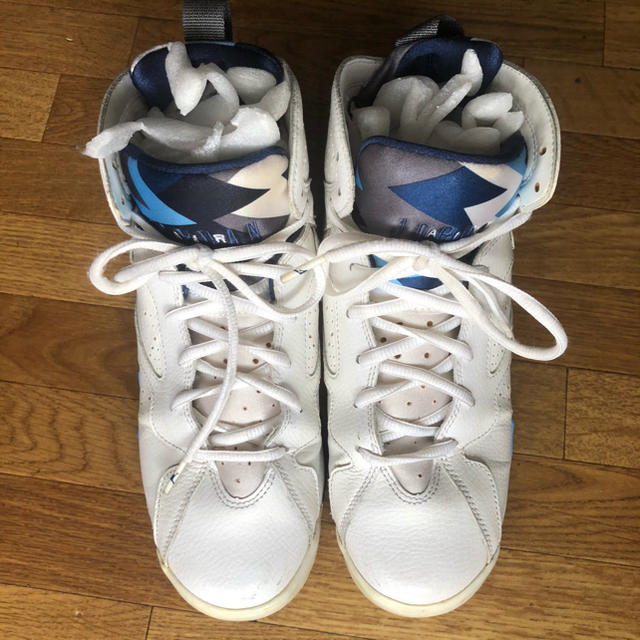 NIKE(ナイキ)の【Air jordan 7 retro】blue ブルー　サイズ　24.5cm レディースの靴/シューズ(スニーカー)の商品写真