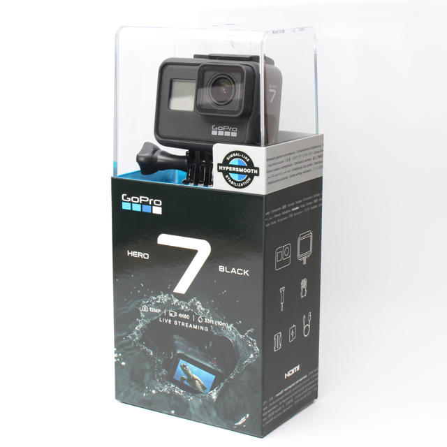 ビデオカメラ早い者勝ち❣️新品✨GoPro HERO 7 ブラック　SDカード付き