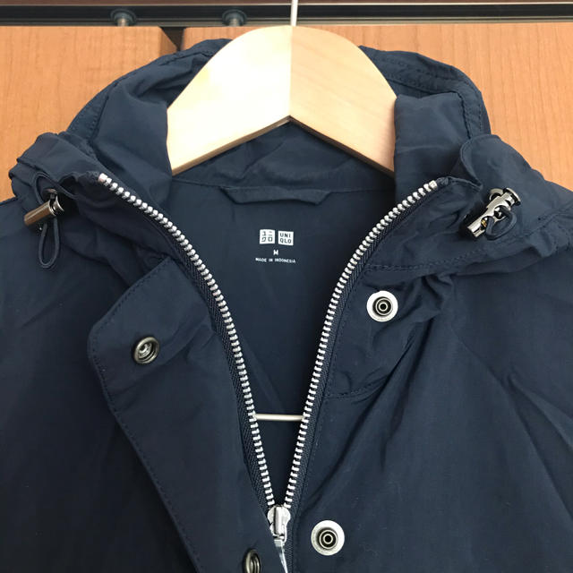 UNIQLO(ユニクロ)のUNIQLO  オーバーサイズロングパーカー　M レディースのジャケット/アウター(モッズコート)の商品写真