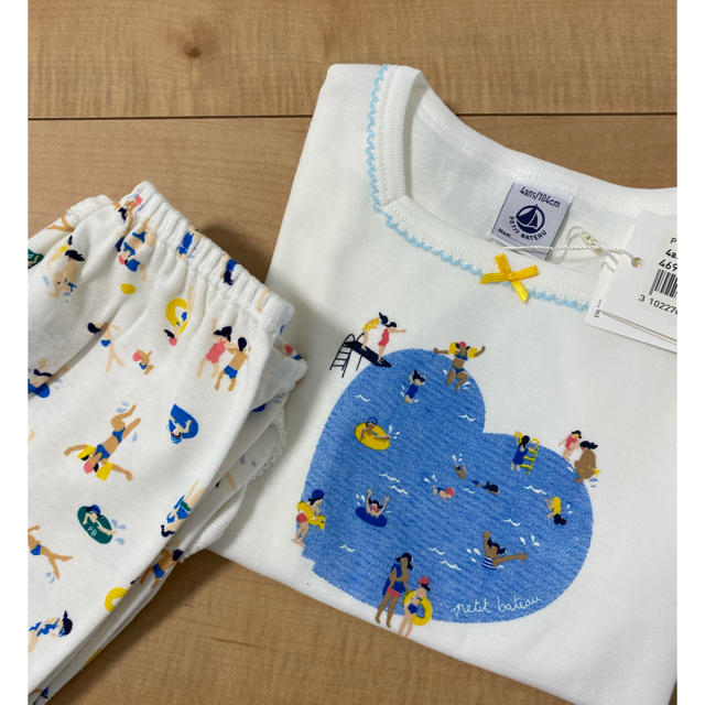 PETIT BATEAU(プチバトー)のプチバトー　パジャマ キッズ/ベビー/マタニティのキッズ服女の子用(90cm~)(パジャマ)の商品写真