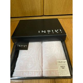 インディヴィ(INDIVI)のウォッシュタオル　２枚　INDIVI(タオル/バス用品)