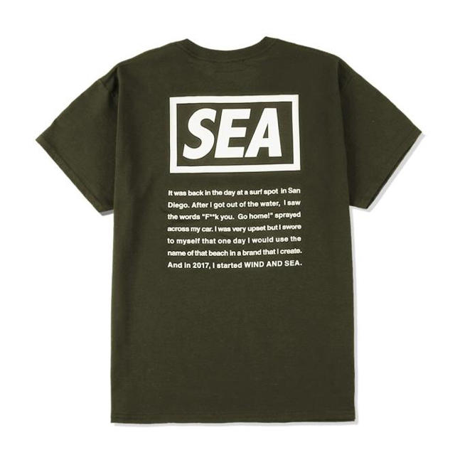 Supreme(シュプリーム)の【XLサイズ】 WIND AND SEA CASETIFY TEE Olive メンズのトップス(Tシャツ/カットソー(半袖/袖なし))の商品写真