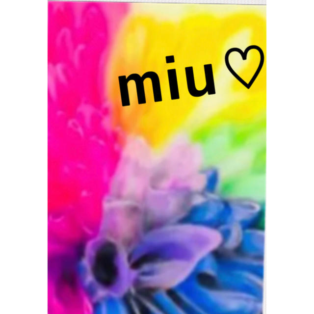 miu♡thank you♡ハンドメイド