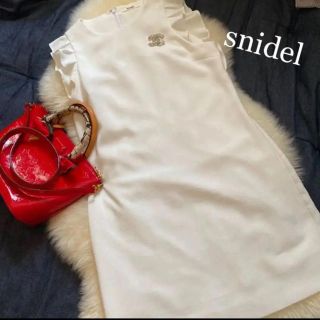 スナイデル(SNIDEL)のsnidel♡お袖フリルワンピース(ミニワンピース)