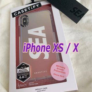 シー(SEA)の【WIND AND SEA × CASETiFY】iPhoneケース　XS X(iPhoneケース)