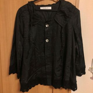 ハッカ(HAKKA)のHAKKA 秋服 トレンチコート かぎ編みレース 新品 美品(ナイロンジャケット)