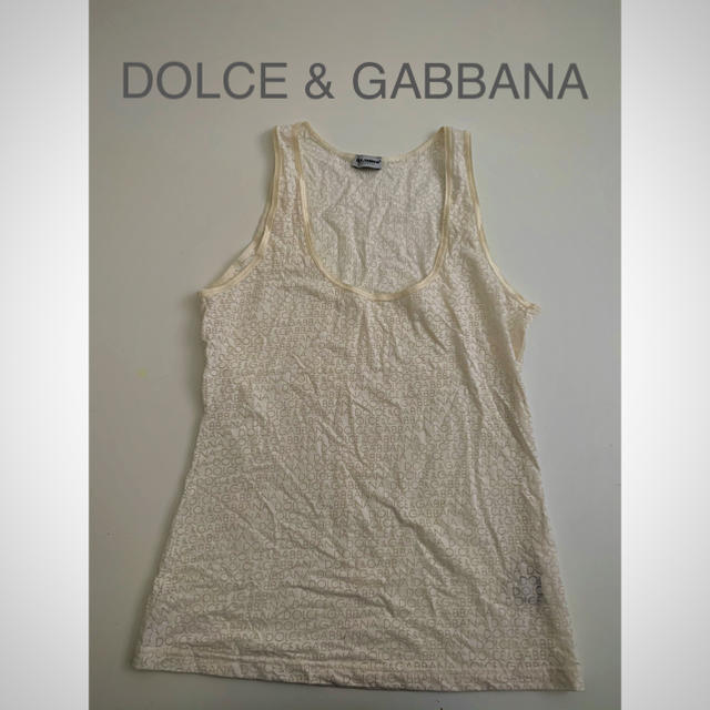 DOLCE&GABBANA(ドルチェアンドガッバーナ)のDOLCE & GABBANA☆タンクトップ☆ドルガバ レディースのトップス(タンクトップ)の商品写真