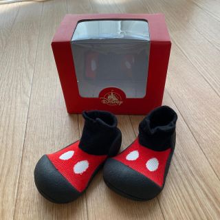 ディズニー(Disney)の美品！Disney×Attipas ベビーシューズ(スニーカー)