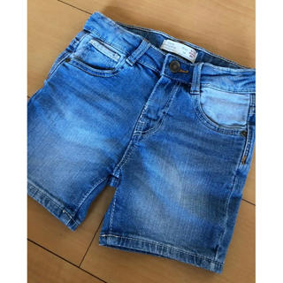 ザラキッズ(ZARA KIDS)の新品　ZARAベビー　デニムショートパンツ　短パン　半ズボン(パンツ)