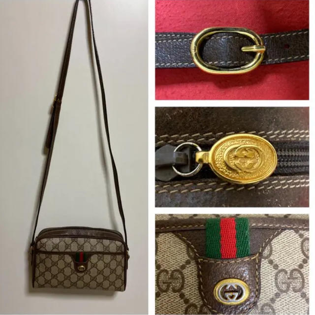 極 美品 GUCCI オールド グッチ シェリーライン ショルダー バッグ 極 美品 GUCCI オールド グッチ シェリーライン ショルダー バッグ
