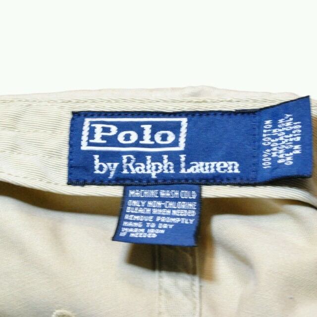 POLO RALPH LAUREN(ポロラルフローレン)の470 ラルフローレンキャップ ベージュ メンズの帽子(キャップ)の商品写真