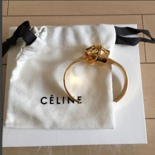 セリーヌ(celine)のCELINEノットバングルGOLD専用(ブレスレット/バングル)