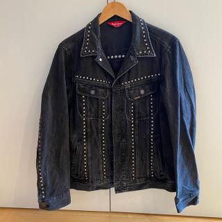 シュプリーム(Supreme)のsupreme studded denim trucker jacket(Gジャン/デニムジャケット)