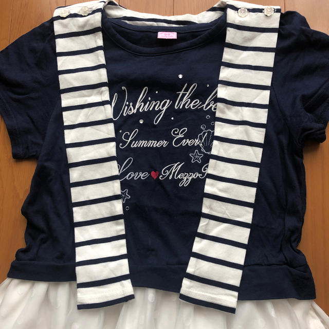 mezzo piano(メゾピアノ)の✩メゾピアノ mezzo piano ワンピース 150cm M キッズ/ベビー/マタニティのキッズ服女の子用(90cm~)(ワンピース)の商品写真