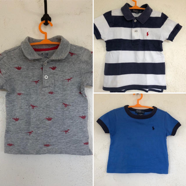 POLO RALPH LAUREN(ポロラルフローレン)のRalphLauren2枚　baby gap 1枚　3着　まとめ売り キッズ/ベビー/マタニティのベビー服(~85cm)(Ｔシャツ)の商品写真