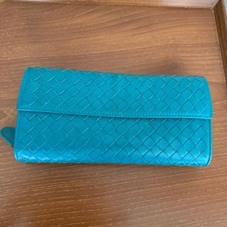 ボッテガヴェネタ(Bottega Veneta)のひろ様専用 ボッテガヴェネタ ブルーグリーン長財布 おまけ付き(長財布)