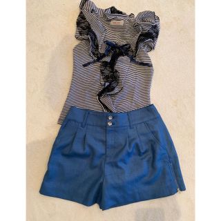 トランテアンソンドゥモード(31 Sons de mode)の夏服　ノースリーブ　カットソー　ショートパンツセット　まとめ売り　春夏(ショートパンツ)