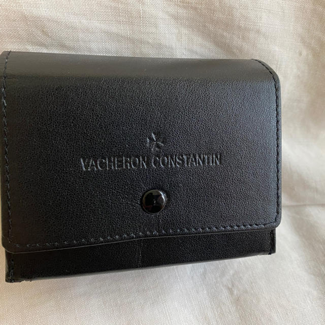 VACHERON CONSTANTIN(ヴァシュロンコンスタンタン)の　【正規品/新品未使用品】ヴァシュロンコンスタンタン/黒レザーカード・名刺入れ メンズのファッション小物(名刺入れ/定期入れ)の商品写真