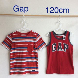ギャップキッズ(GAP Kids)のGap 120cm  男の子2点セット (120-6) 【未使用】(Tシャツ/カットソー)