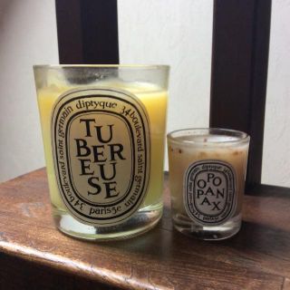 ディプティック(diptyque)のDiptyque ディプティックキャンドルセット 190gと35g(キャンドル)